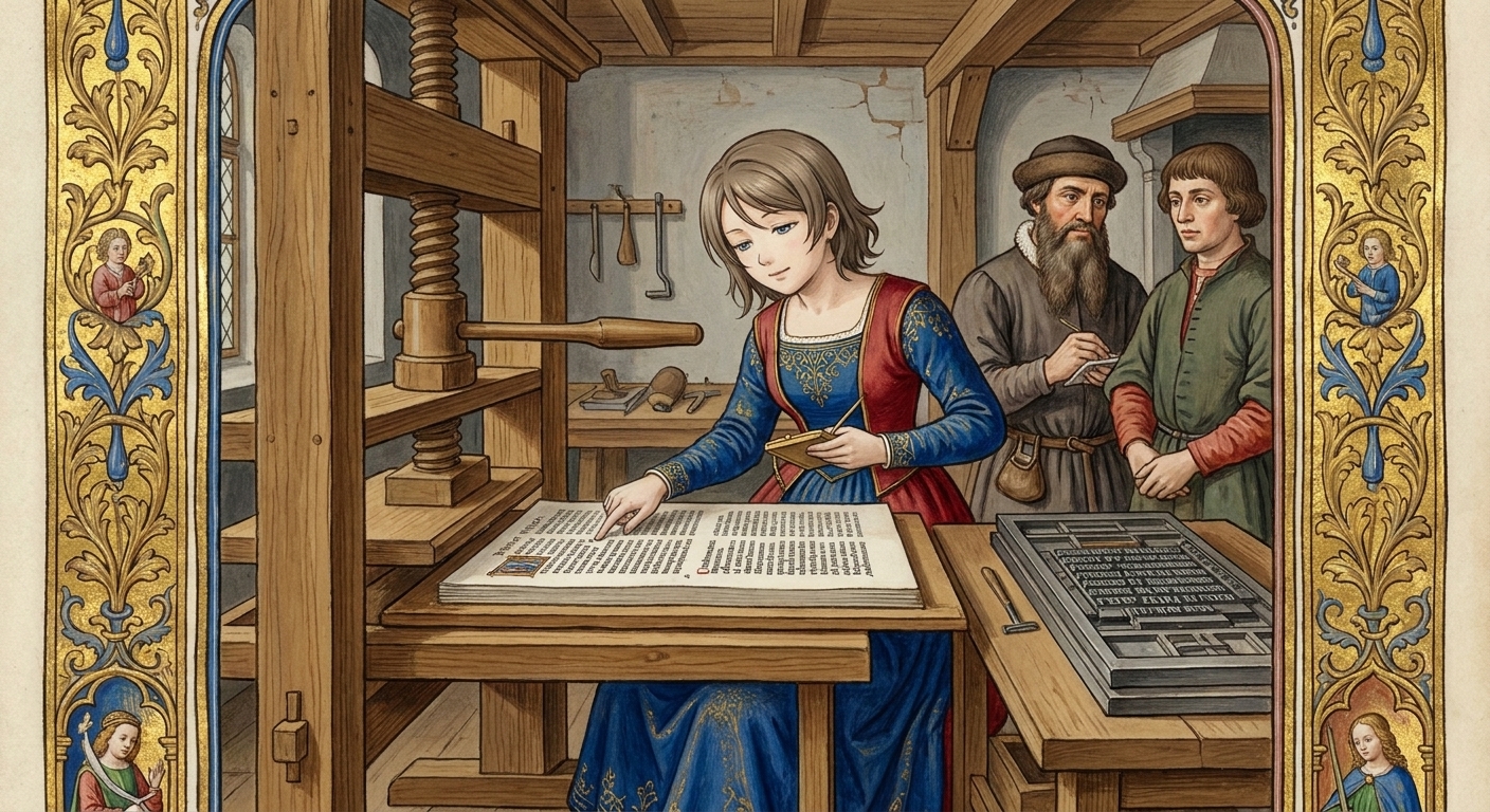 Illustration for Gutenberg Bible
