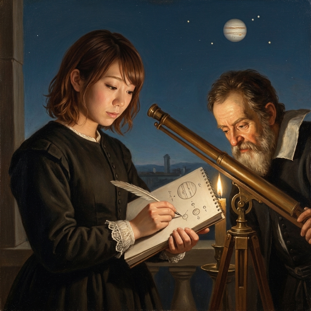 Illustration for Galilean moons